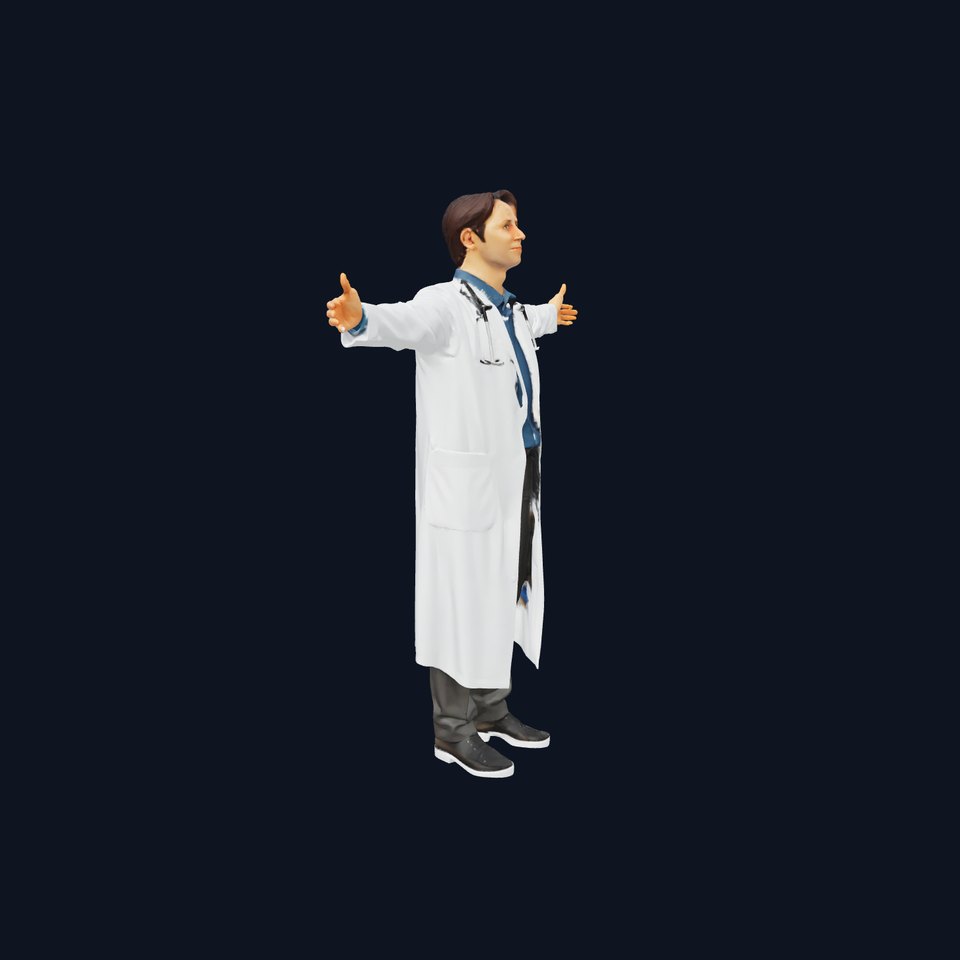 Professional Doctor model pack